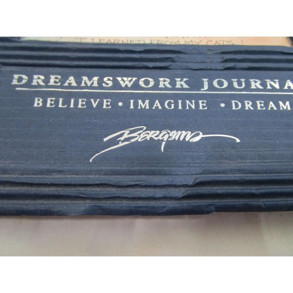 Dreamworks Journal Jody Bergsma Cat Print Blue Corrugated Cover Spiral Bound - Picture 4 of 16